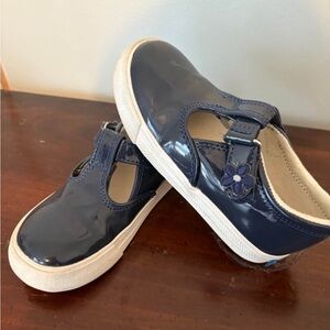 Navy Blue Patent Keds